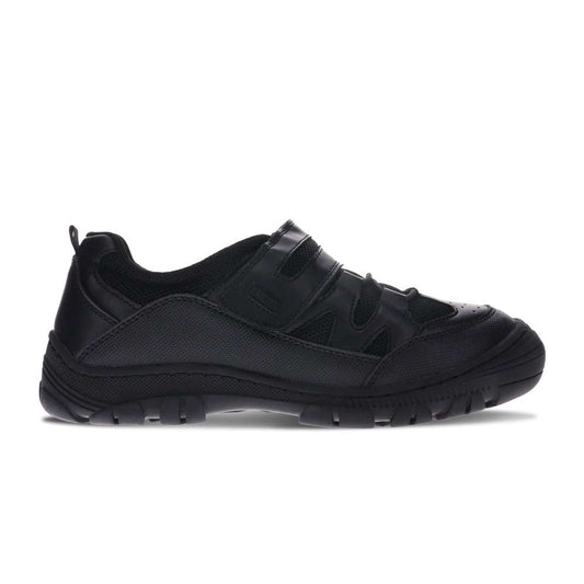 Lewis Velcro School Shoe - Black
