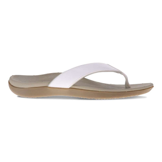 Sonoma Smooth Toe Post Sandal - White