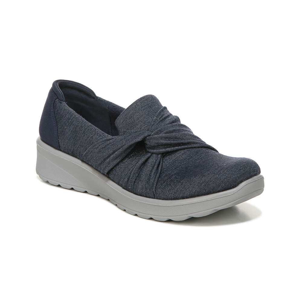 Glimmer Slip-On - Navy Blue Shimmer