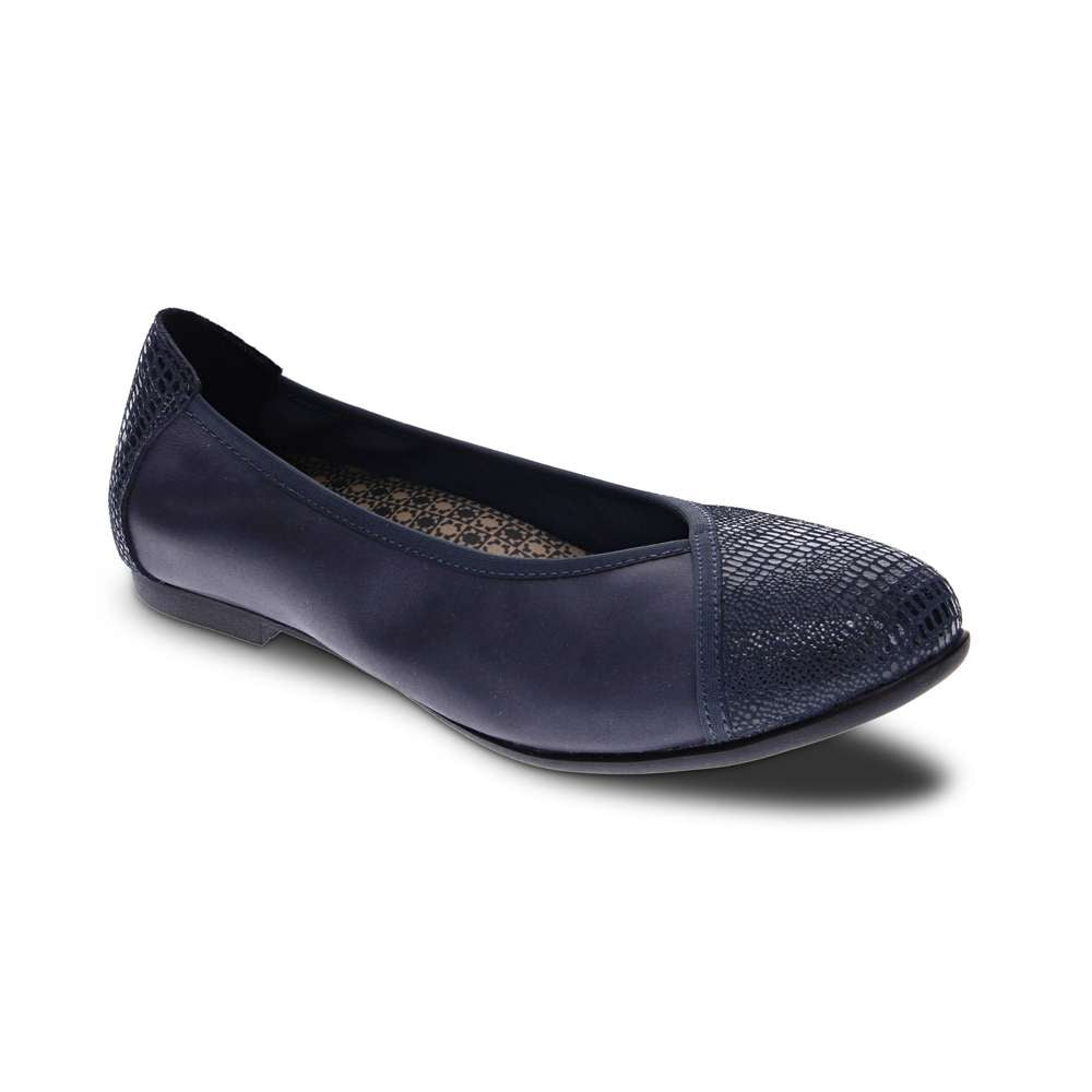 Nairobi Ballet - Sapphire/Navy Lizard