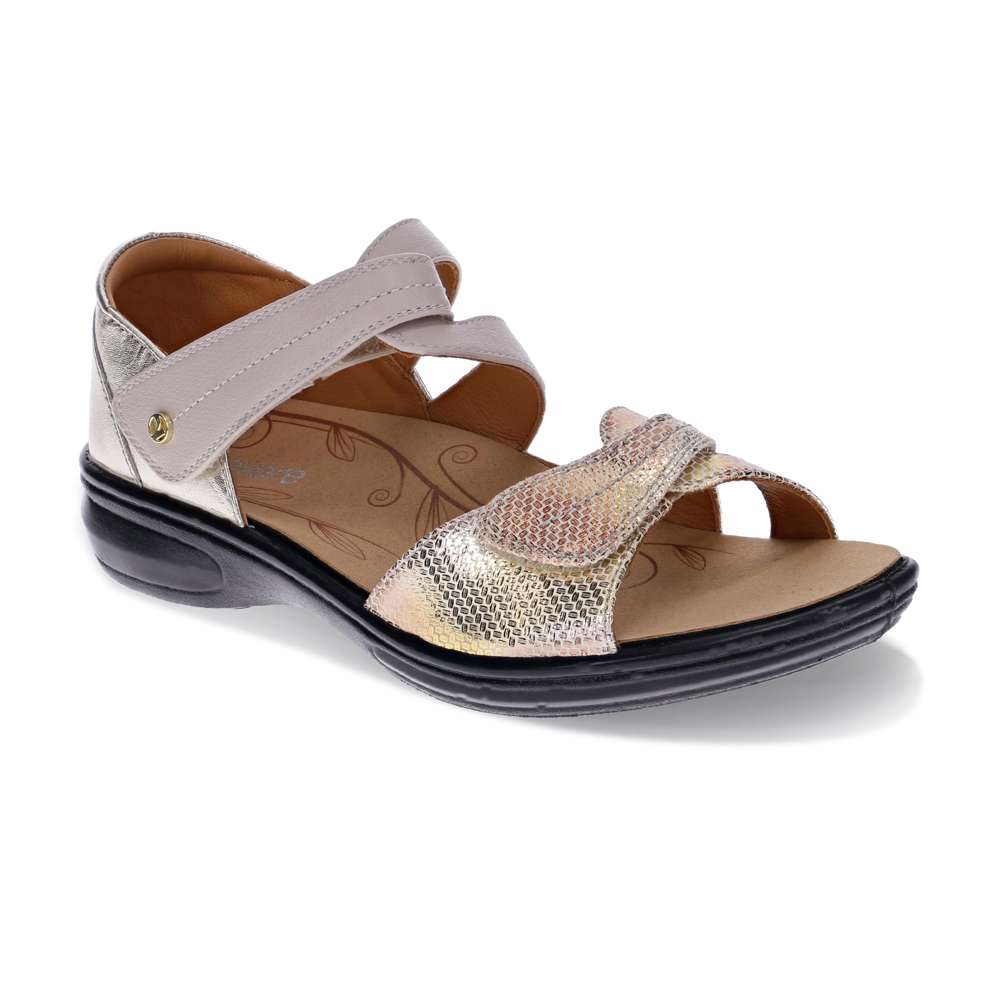 Geneva Sandal - Mixed Metallic