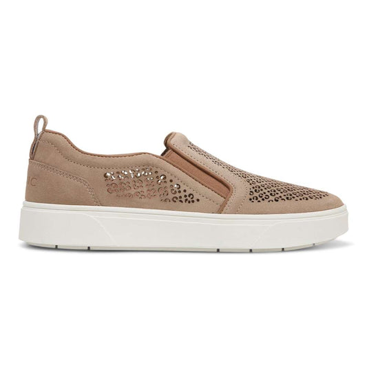 Kimmie Perf Slip-On Sneaker - Wheat