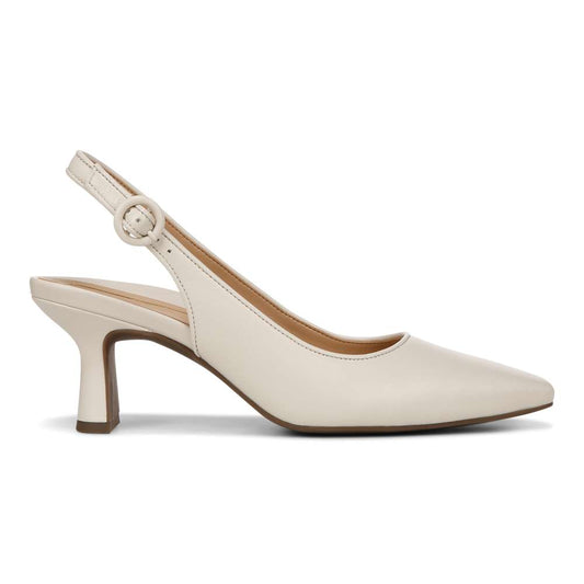 Perris Slingback Heel - Cream