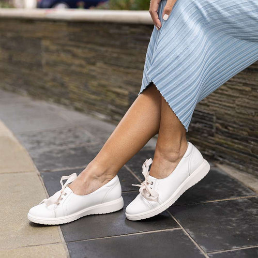 Lifestyle image for Bridgette Slip-On Casual Sneaker - White