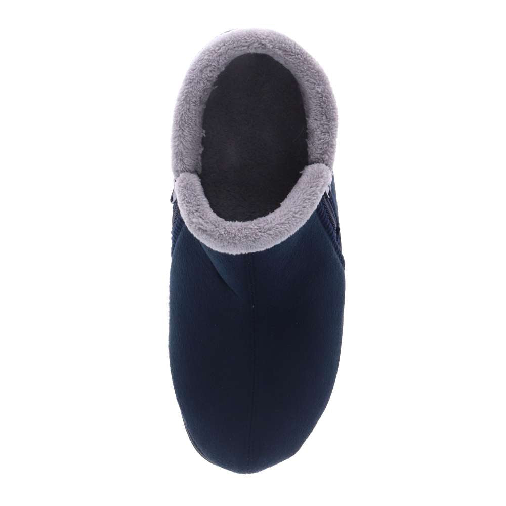 Dahlia Slipper - Navy