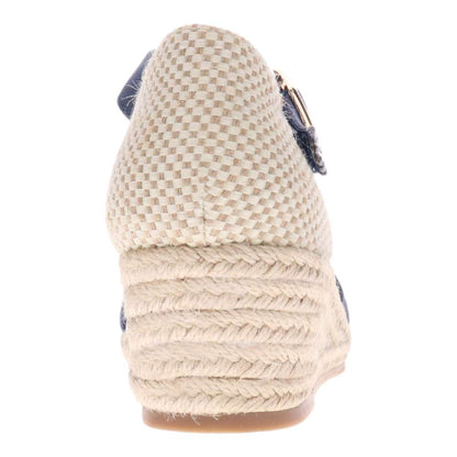 Maya Wedge - Navy
