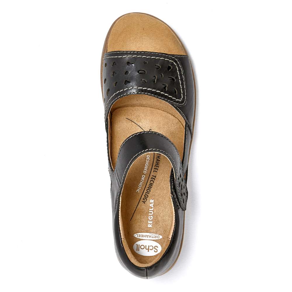 Fleur Closed Heel Sandal - Black