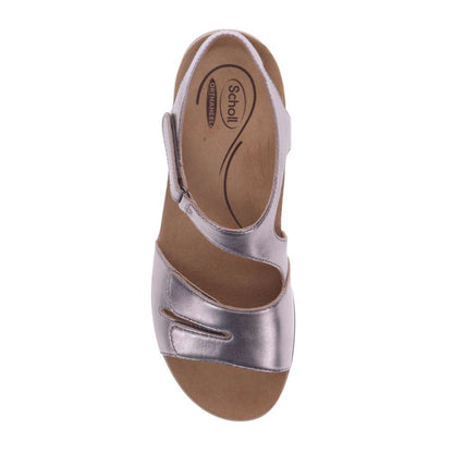 Flora Adjustable Sandal - Pewter