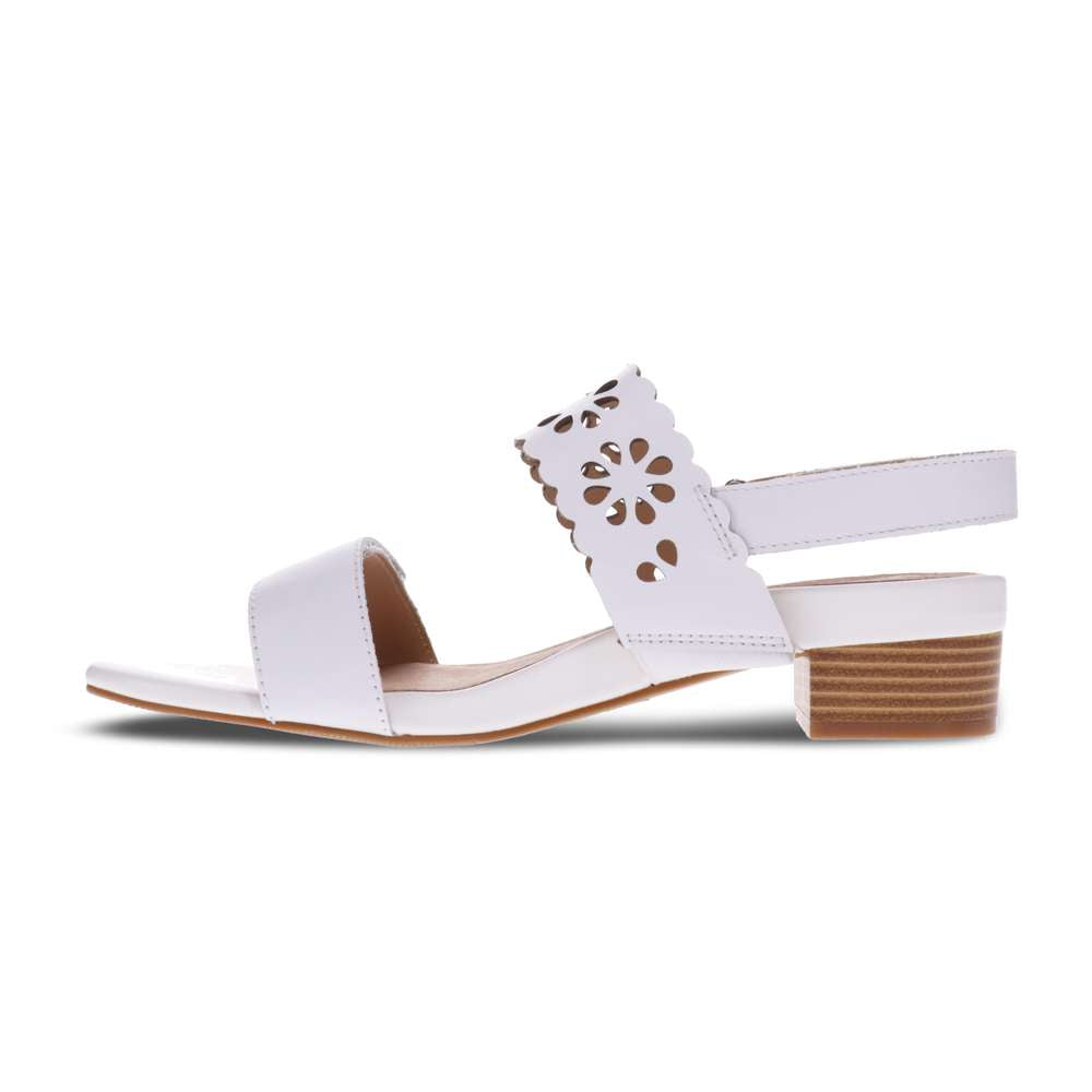 Gigi Dress Heel - White