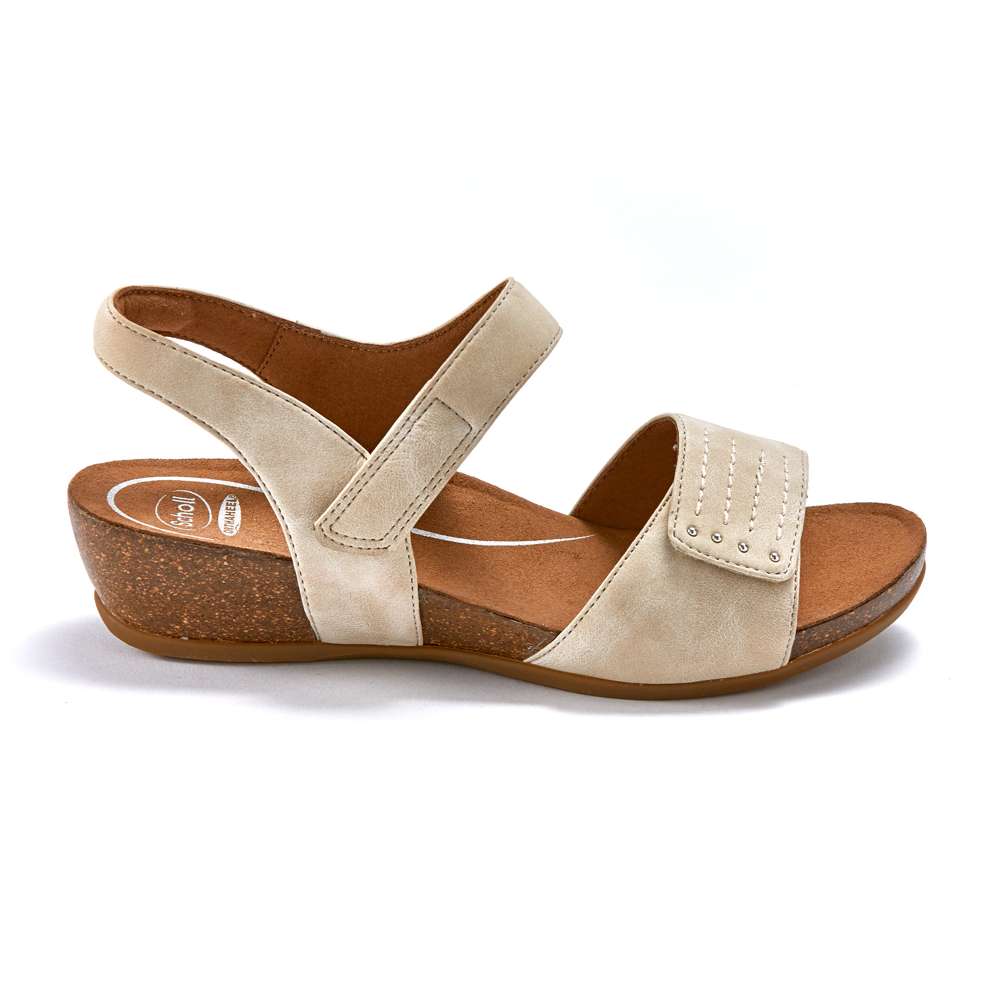 Jasmin Adjustable Wedge - Beige