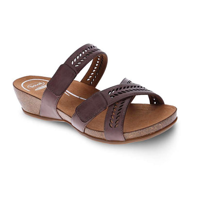 Joan Slide Wedge - Mushroom