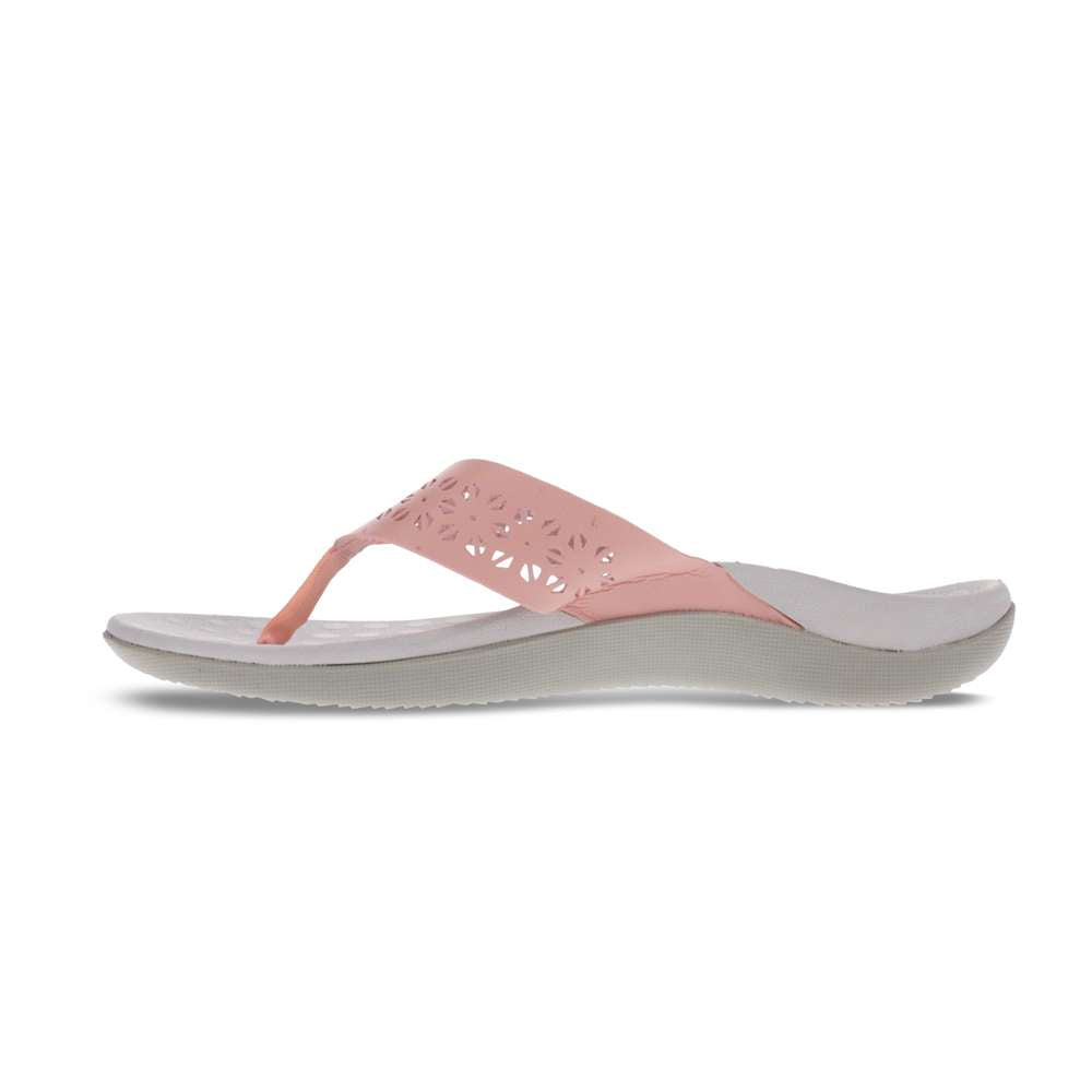 Spangle Toe Post Sandal - Dusty Pink