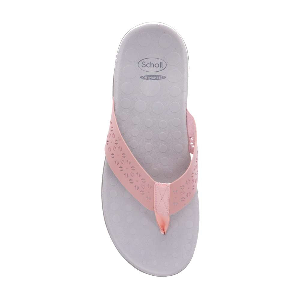 Spangle Toe Post Sandal - Dusty Pink
