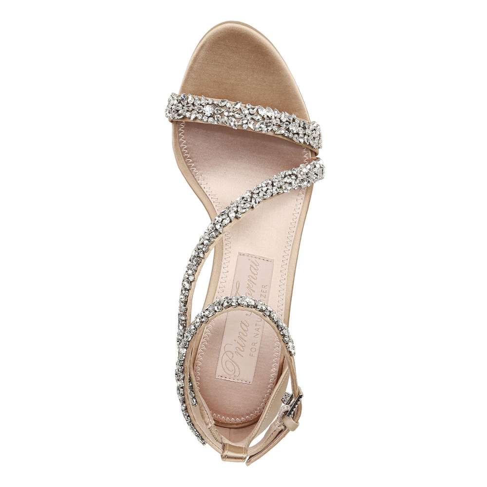 Ahava Heeled Sandal - Pnina Nude