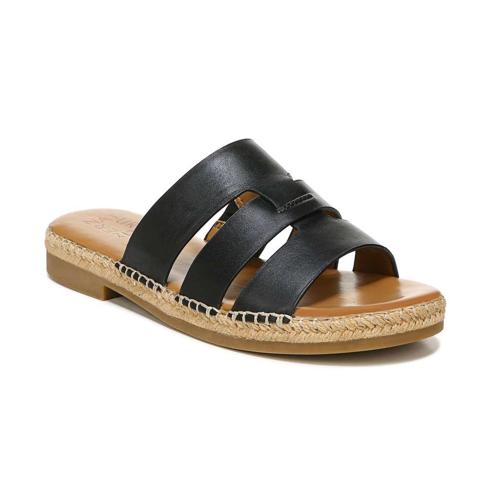 Arden Slide Sandal - Black