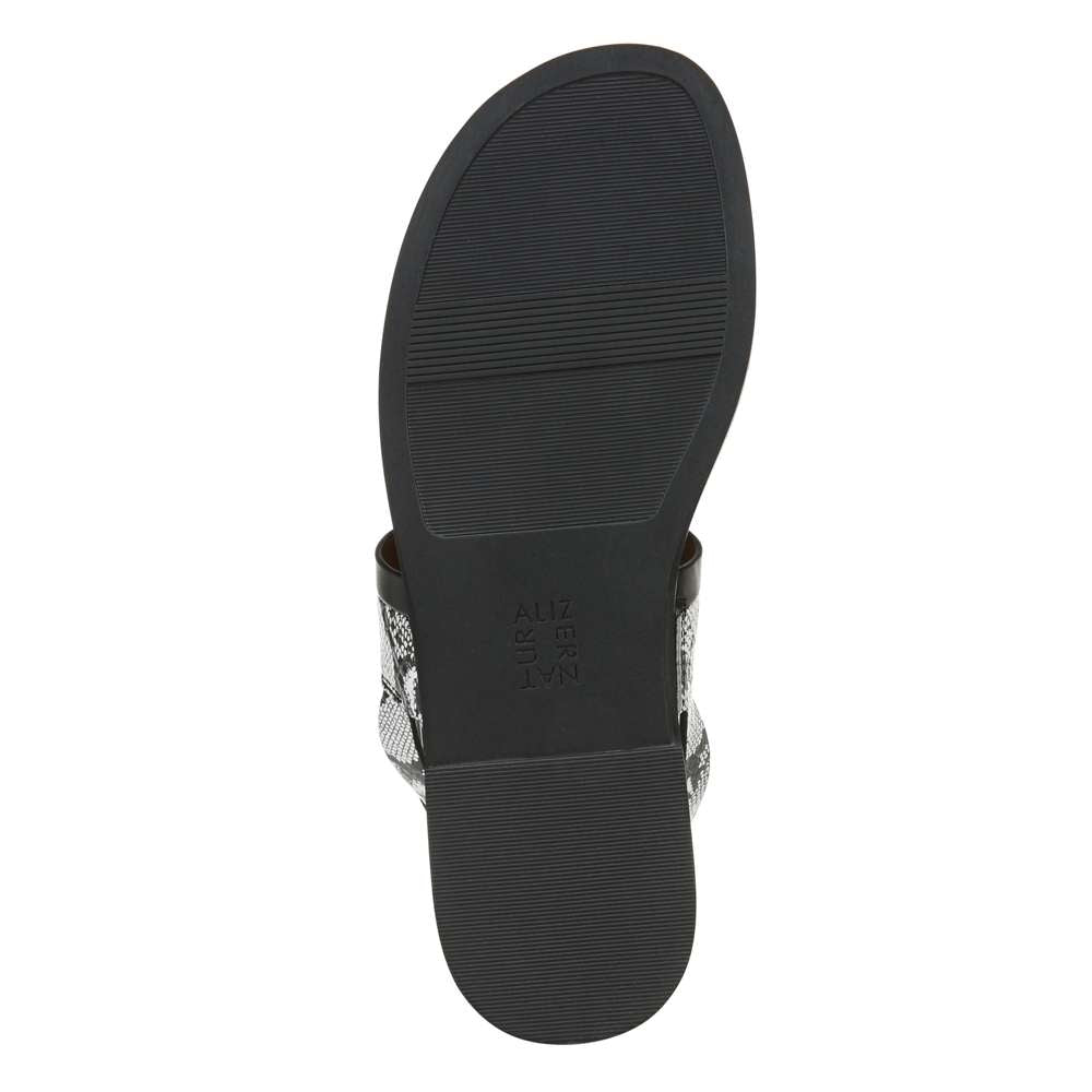Kelsie Sandal - Black/White