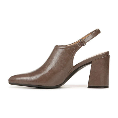 Prompt Slingback Pump - Mushroom Grey