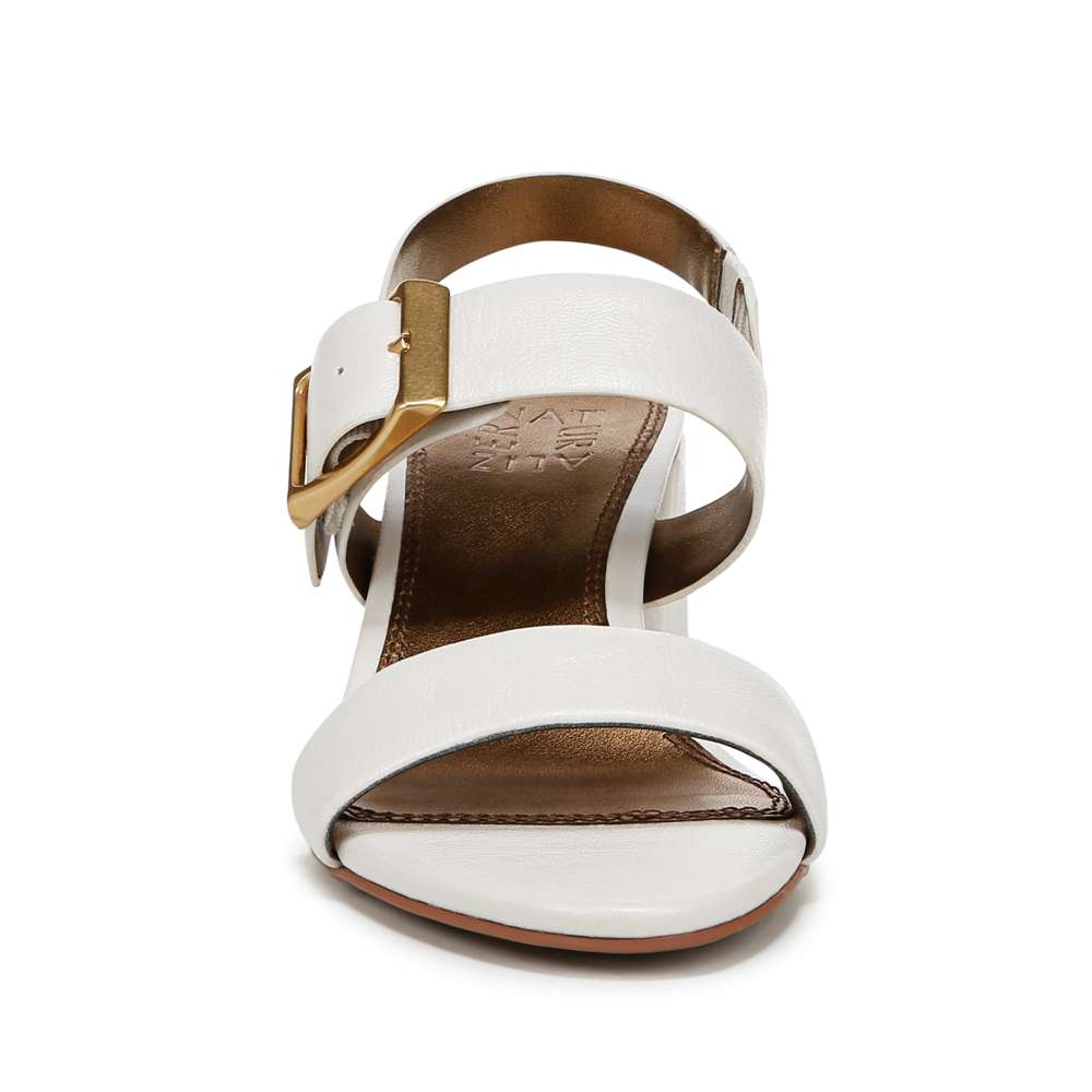 Vicky Dress Heeled Sandal - Warm White