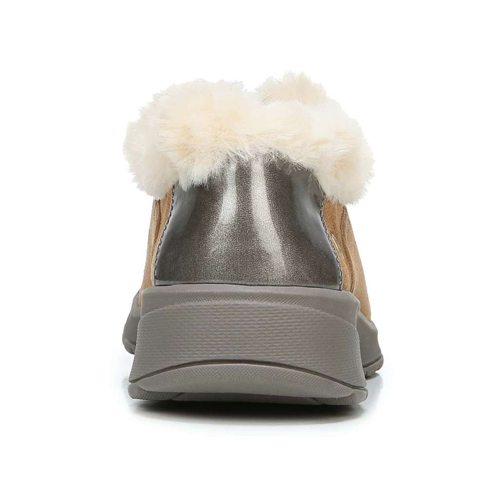 Golden Zip Bootie - Toffee