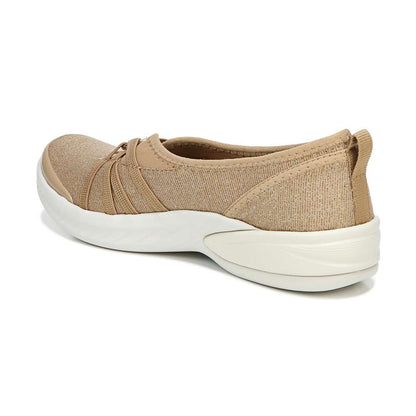 Niche Slip-On - Beige Ribbed Sparkle