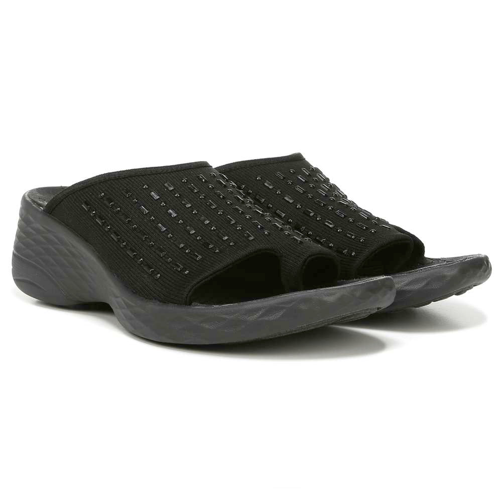 Jellybean Wedge Sandal - Black