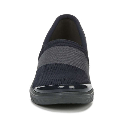 Tiramisu Slip-On Wedge - Navy