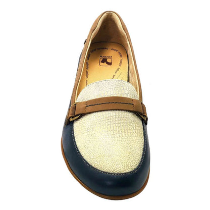 Montmartre Wedge Loafer - Blue French