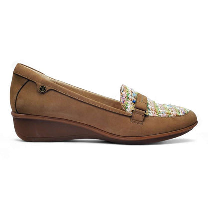 Montmartre Wedge Loafer - Toffee Nubuck