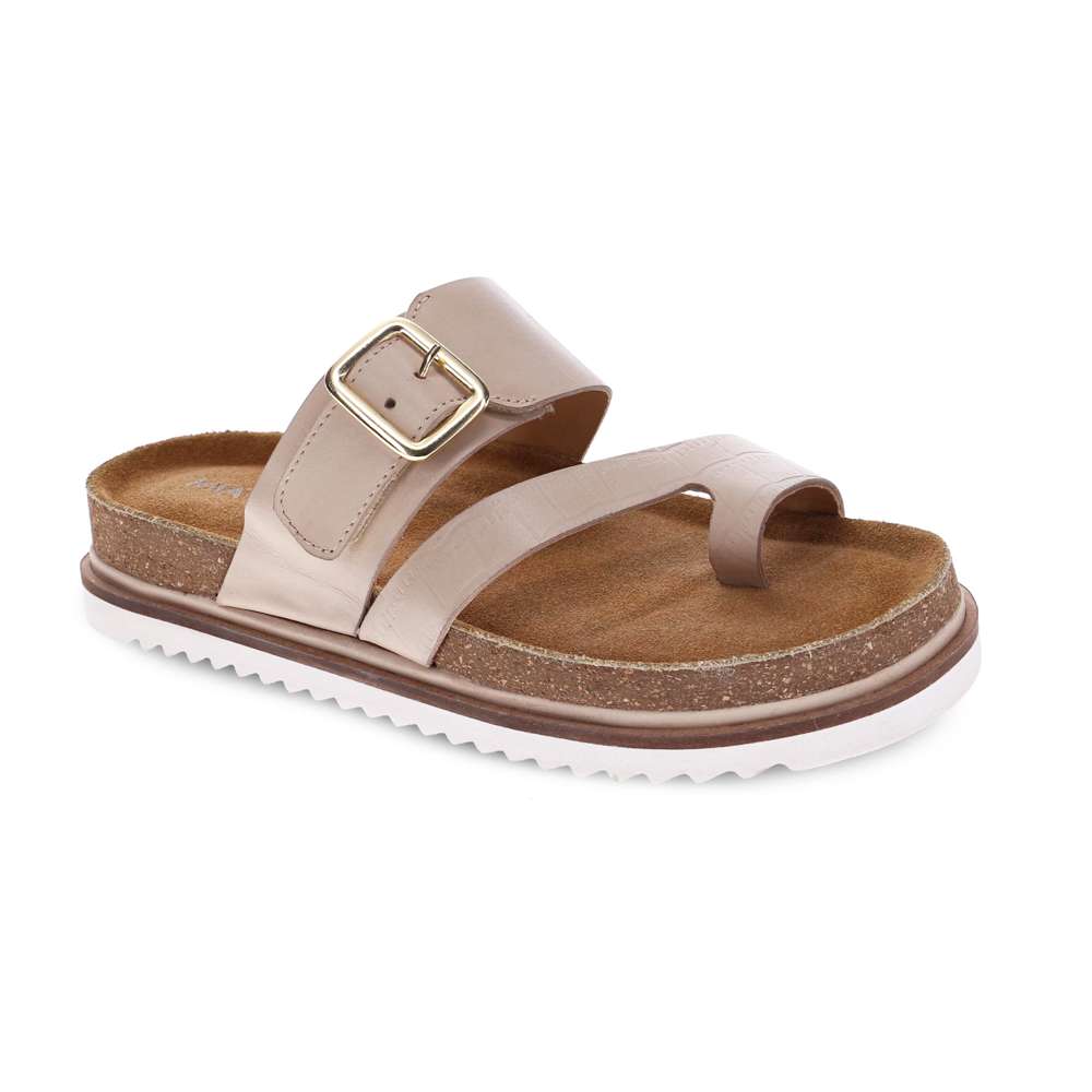 Serena Slide Sandal - Beige