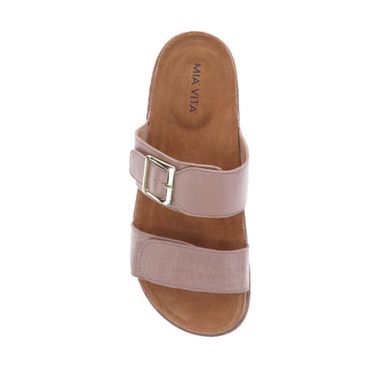Simone Slide Sandal - Camel Croc