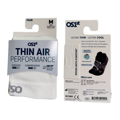 THIN AIR PERFORMANCE SOCKS (TA4) - Grey