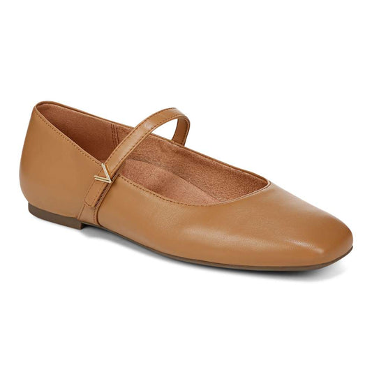 Alameda Mary Jane Flat - Camel
