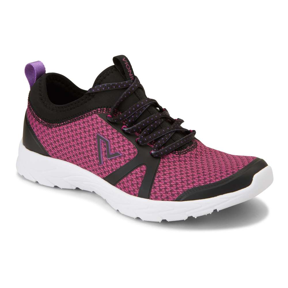 Alma Sneaker - Black/Pink