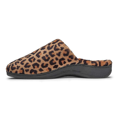 Gemma Mule Slippers - Natural Leopard