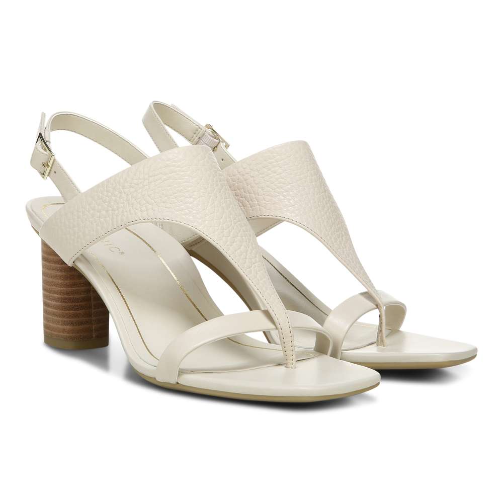 Alondra Heeled Sandal - Cream