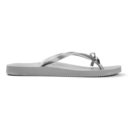 Bells Toe Post Sandal - Grey/Silver