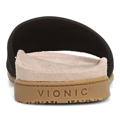 Evie Knit Slide - Black