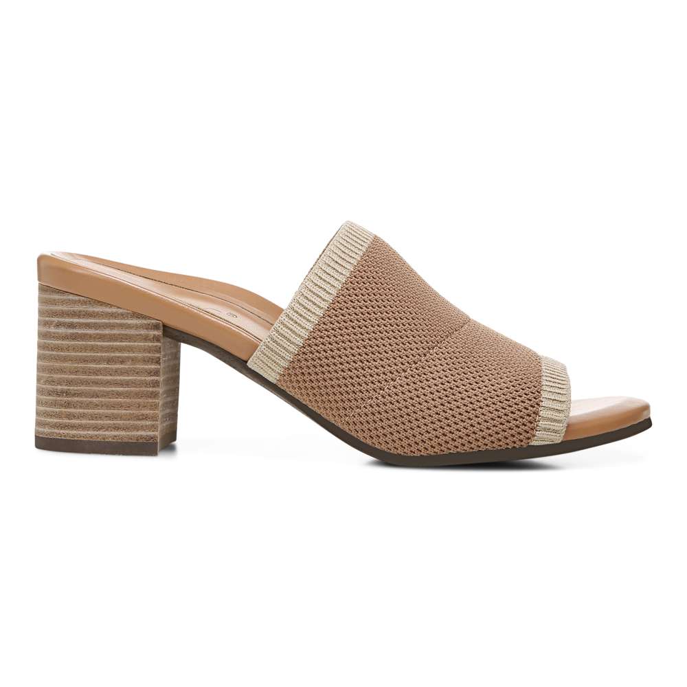 Fleur Heeled Sandal - Toasted Nut