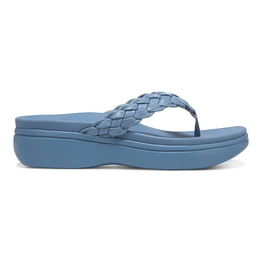 Kenji Platform Sandal - Blue