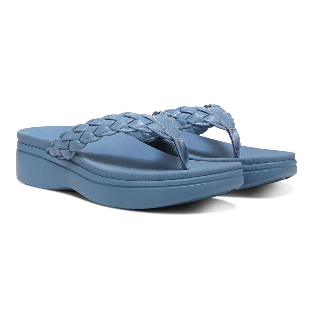 Kenji Platform Sandal - Blue
