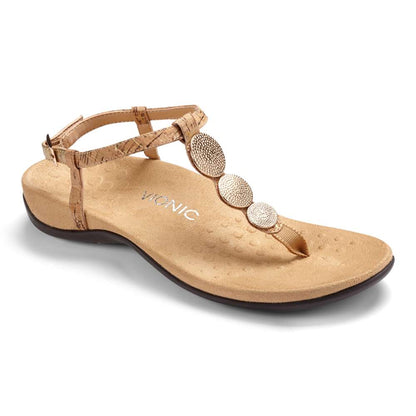 Lizbeth Sandal - Gold Cork