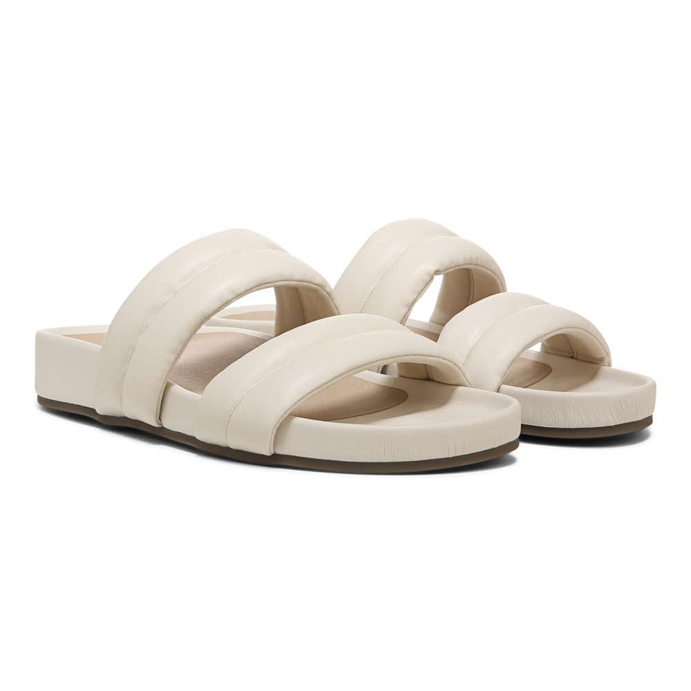 Mayla Slide Sandal - Cream
