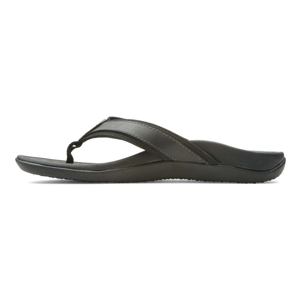 Men's Tide Toe Post Sandal - Black
