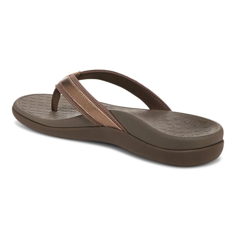Tide Women's Toe Post Sandal - Bronze Metallic
