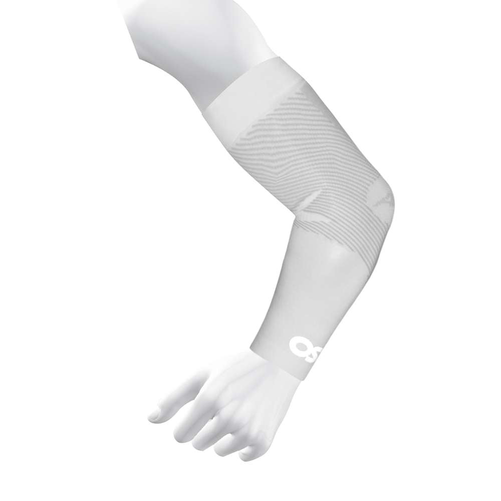 Sports Compression Arm Sleeve (AS6) - White
