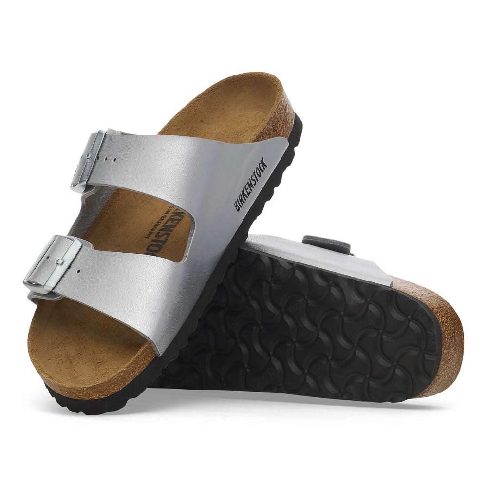 Arizona Birko-Flor Slide - Silver