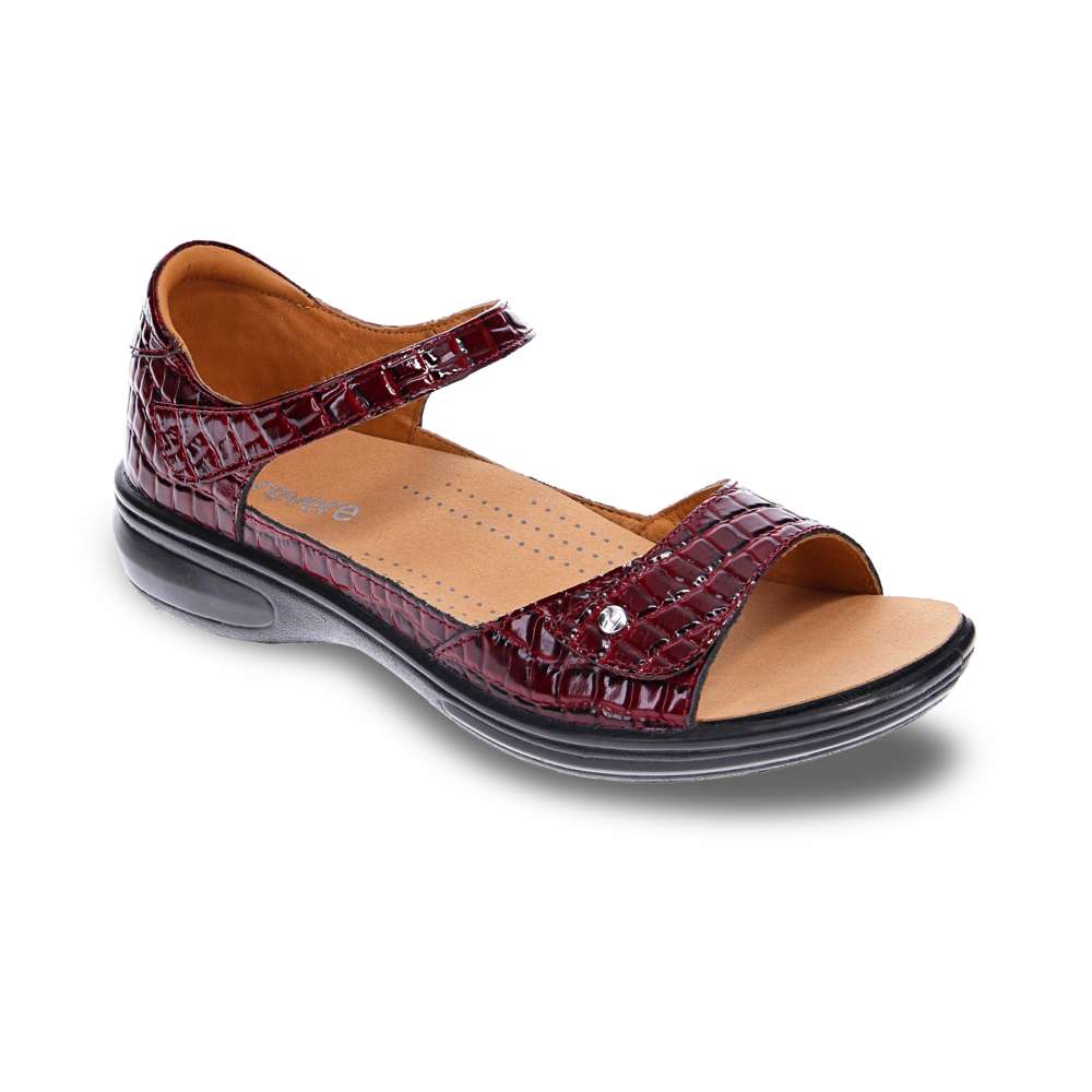 Bali Closed Heel Sandal - Red Croc