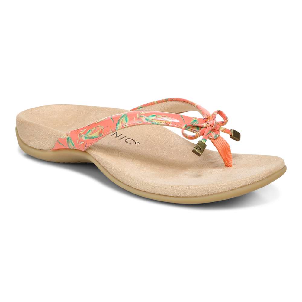 Bella Toe Post Sandal - Papaya