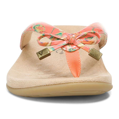 Bella Toe Post Sandal - Papaya