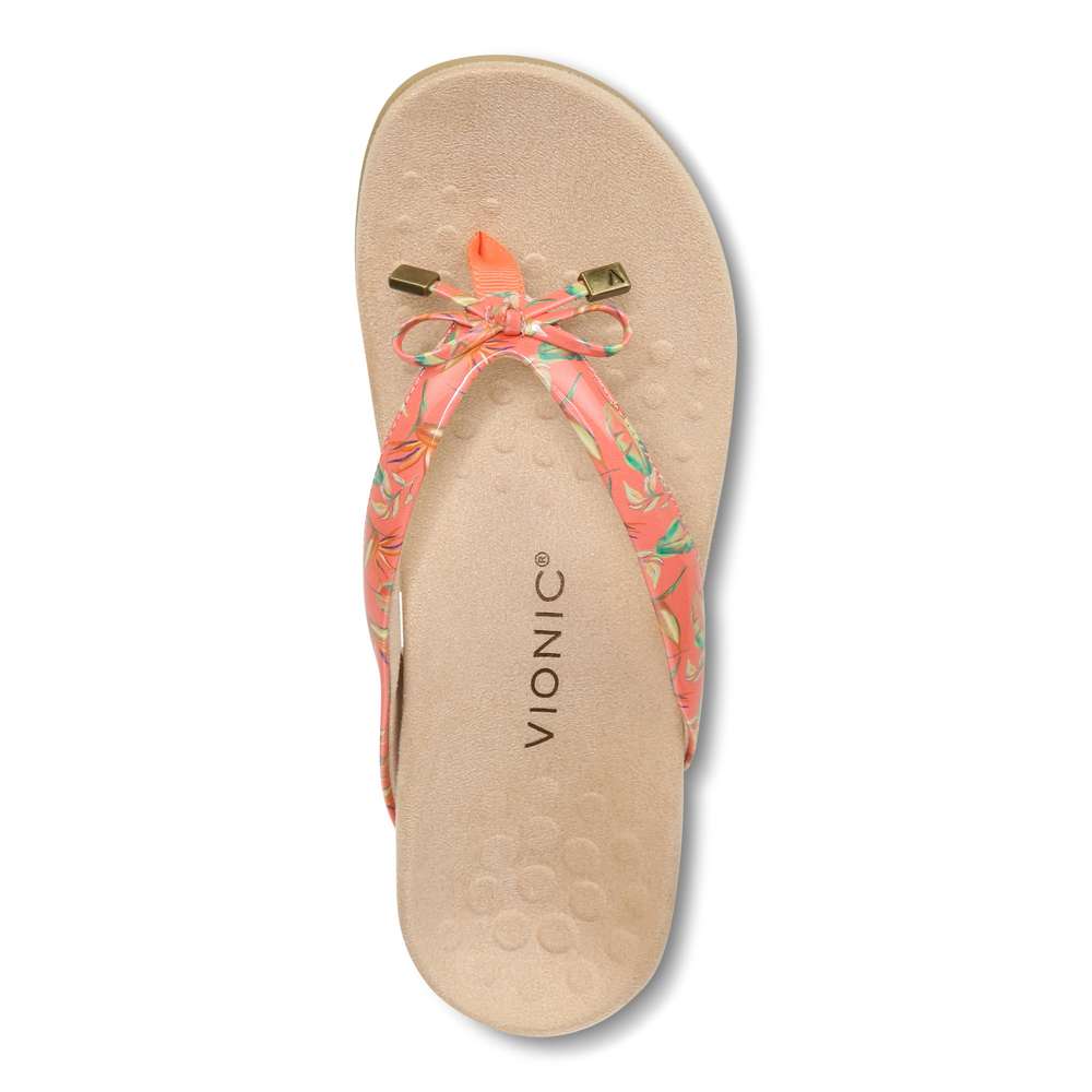 Bella Toe Post Sandal - Papaya